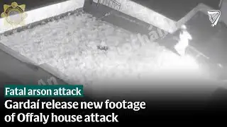 Gardaí release shocking footage of fatal Offaly firebomb attack