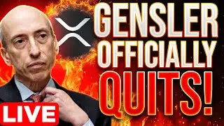 Gary Gensler OFFICIALLY RESIGNS!!!🚨🚀LIVE Crypto Market Update
