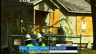 Gas crews investigate at blast site