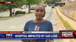 Gas leak forced hospital to evacuation section