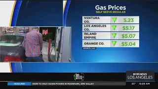 Gas prices down