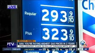 Gas prices hit three-year high