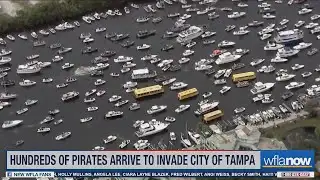 Gasparilla traffic jam