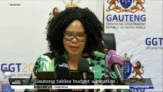 Gauteng tables budget allocation