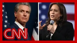 Gavin Newsom and Kamala Harris talk about 2028 runs