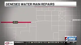 Geneseo reports water main leak, to make repairs Tuesday