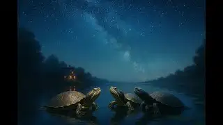 Gentle Water & Soft Ambient Music for Deep Sleep | Live Night Pond