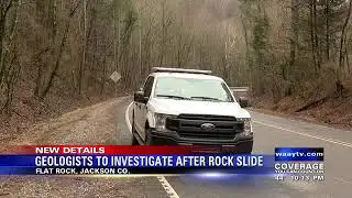Geologists to investigate after rock slide