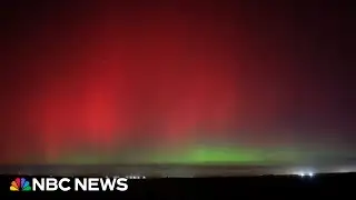 Geomagnetic storm sparks rare northern lights display