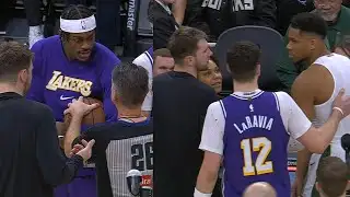 Giannis steals ball and gives it to Lakers after ref wouldn