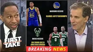 Giannis to Warriors to replace Draymond?! – Stephen A. & Mad debate NBA trade deadline | FIRST TAKE