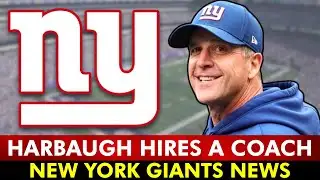 🚨Giants Get GREAT NEWS + John Harbaugh Hires 1st Coach
