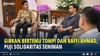 Gibran Bertemu Tompi dan Raffi Ahmad, Puji Solidaritas Seniman