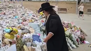 Gina Rinehart seen visiting Bondi memorial