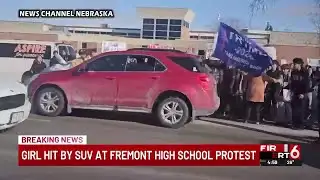 Girl hit by SUV at Fremont High School protest
