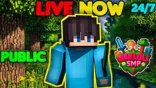 Giveaway in bakloli smp live 🔴| Java+Pe Join Now Free To Join