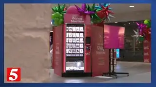 Giving machines return to Franklin supporting local charities through button press donations