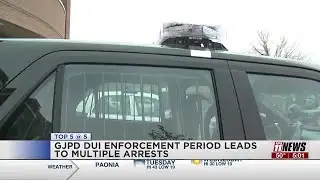 GJPD and CSP arrest multiple motorists for driving under the influence