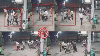 GLB: PETROL PUMP WORKER ATTACKED WITH SHARP WEAPON; CCTV FOOTAGE EXPOSES LATE-NIGHT ASSAULT