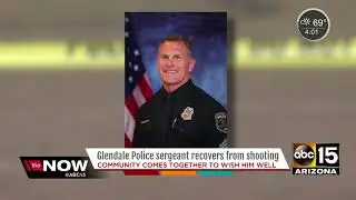 Glendale officer recovering after shooting