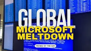 Global Microsoft Meltdown Tied to Bad Crowdstrike Update! #crowdstrike #microsoft #technology #news