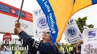 Global National: Sept. 26, 2025 | Canada Post offices shut, workers join picket line amid strike