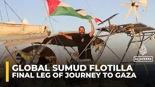 Global Sumud Flotilla nears Gaza, approaching ‘high-risk zone’