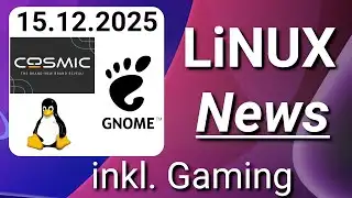 GNOME bans AI code, COSMIC Desktop & d7vk 1.0 brings retro gaming | Linux News [German]