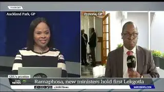 GNU. President Ramaphosa Holds First Cabinet Lekgotla In Pretoria