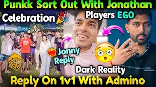 GodLike New Year Celebration🎊 Punkk On Jonathan Relation & Mistakes😳Players Ego🚨Reply On 1v1 Admino😲