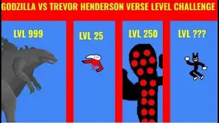 Godzilla VS Trevor Henderson characters level challenge (full series)