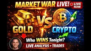 GOLD CRASH OR CRYPTO SURGE? LIVE Market Meltdown & Million-Dollar Strategy