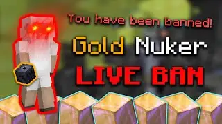 Gold Nuker Gets LIVE BAN | Minute Macro | Hypixel Skyblock