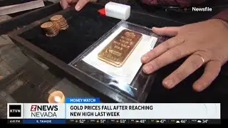 Gold prices fall