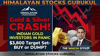 Gold & Silver CRASH! $3,800 Target Set - BUY or DUMP? THE WARSH EFFECT!