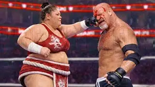 Goldberg vs Sumo Girl Iron Man Match