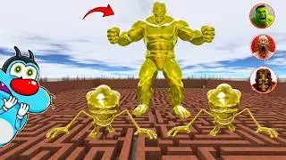 GOLDEN HULK 😱 vs GOLDEN SHIN SONIC ⚡ | THE MOST EPIC BATTLE EVER!