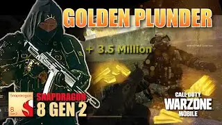 Golden Plunder - Warzone Mobile Gameplay - Snapdragon 8 GEN 2 | High Graphics 60 FPS