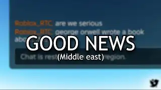 Good news. Roblox will be fixing the chat | Middle East