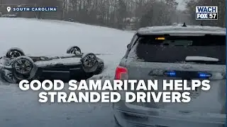 Good Samaritan Helps Dozens of Drivers During SC Snowstorm