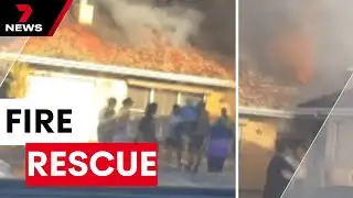 Good Samaritan praised for saving elderly war veteran from Gawler South fire | 7NEWS