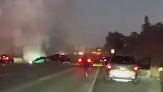 Good Samaritans help helicopter crash victims on Sacramento freeway