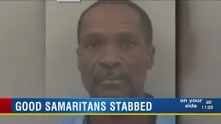 Good Samaritans stabbed