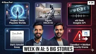 Google Genie 3 , HELIX 02 Robot, Grok Imagine API + OpenClaw Security Panic | EP 34