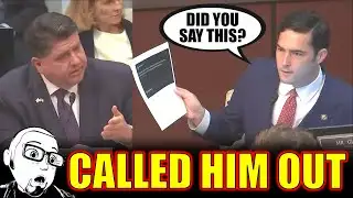 GOP Brandon Gill Leaves Tubby JB Pritzker STUTTERING!