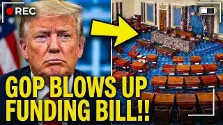 GOP Senators BLOW UP their OWN FUNDING BILL at MIDNIGHT!!!