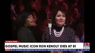 Gospel music icon Ron Kenoly dies at 81.