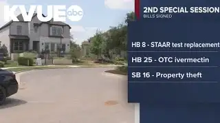 Gov. Abbott signs several special session bills into law