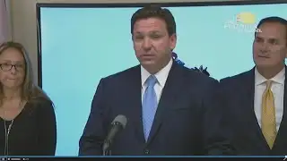 Gov. DeSantis holds news conference at Pasco County school