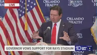 Gov. DeSantis shares support for potential new Tampa Bay Rays stadium